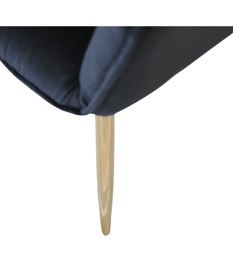AN334 Velvet letvægts spisestuestol